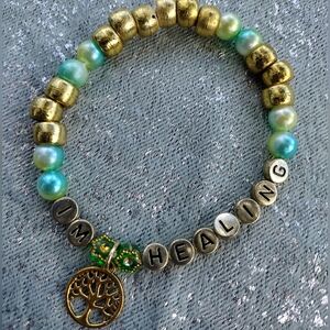Im healing tree of life beaded bracelet kandi
